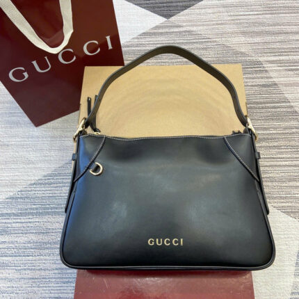 Gucci GG Emblem Leather