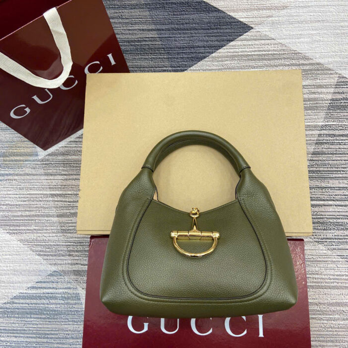 Gucci Leather Softbit Handbag