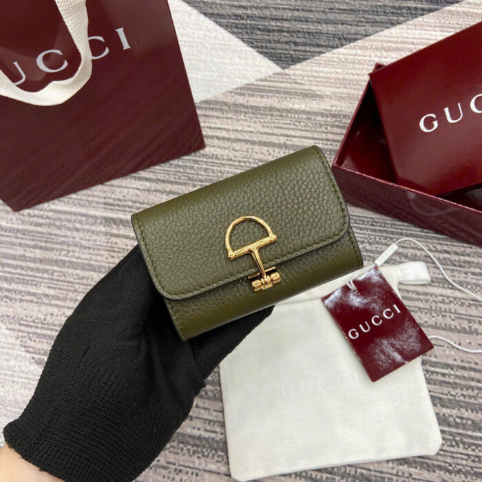 Gucci Softbit Leather Wallets