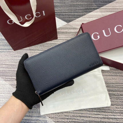 Gucci Leather Zip Wallet