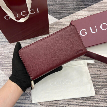 Gucci Leather Zip Wallet