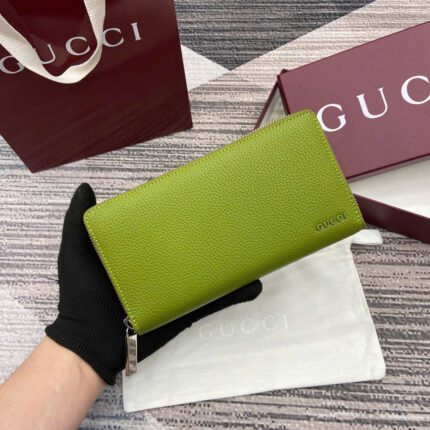 Gucci Leather Zip Wallet